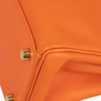 Hermès Kelly Bag 28 en Cuir en Orange