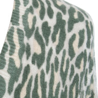 Equipment Cashmere sweater with leopard pattern