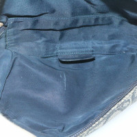 Dior Saddle Bag aus Canvas in Blau