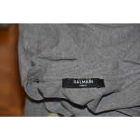 Balmain Oberteil aus Baumwolle in Grau
