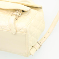 Dior Rucksack aus Leder in Weiß