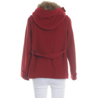 Max Mara Jacke/Mantel aus Wolle in Rot