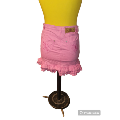 Rocco Barocco Skirt Cotton in Pink
