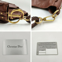 Christian Dior Borsa a tracolla in Pelle in Marrone