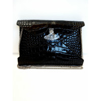 Vivienne Westwood Clutch Bag Leather in Black