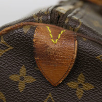 Louis Vuitton Keepall 55 aus Canvas in Braun