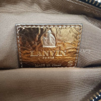 Lanvin Umhängetasche aus Leder in Gold