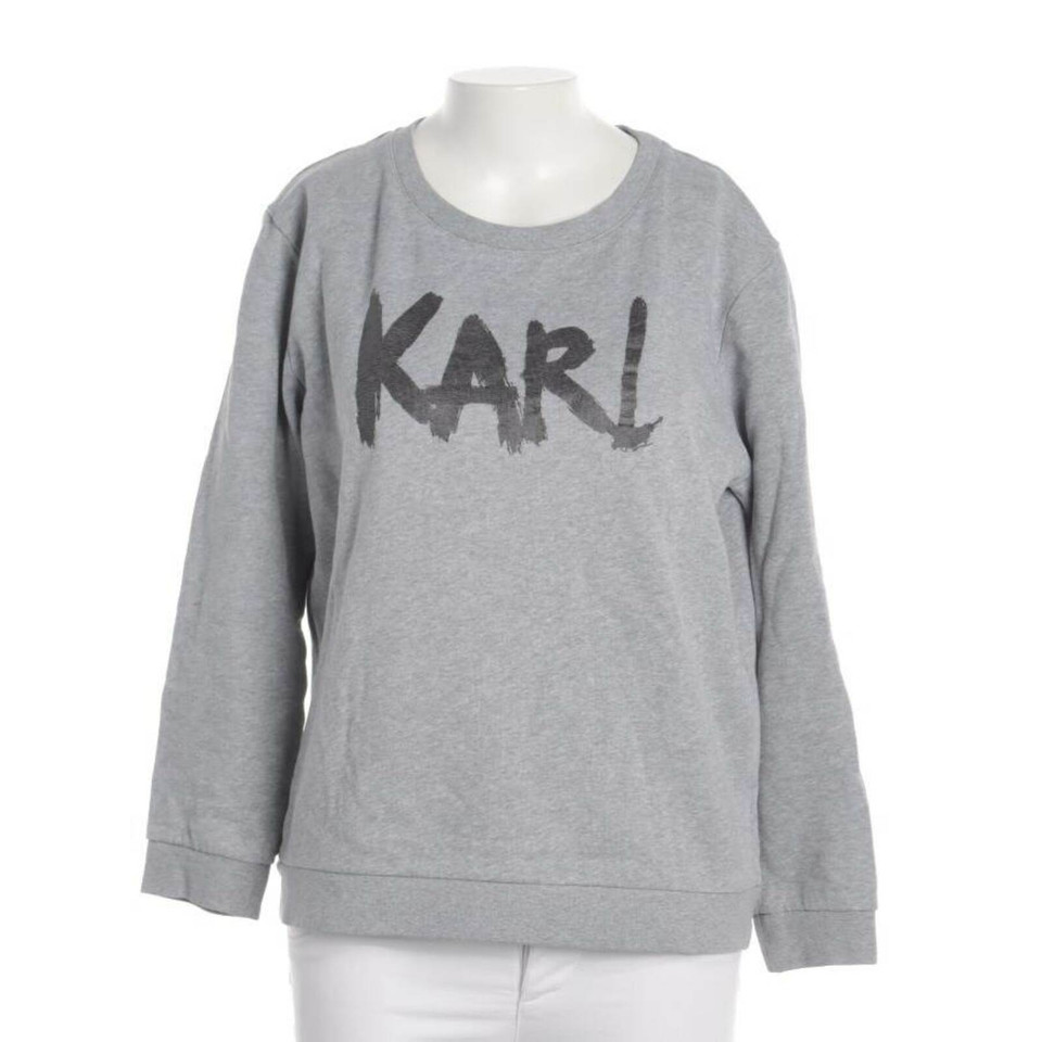 Karl Lagerfeld Top Cotton in Grey