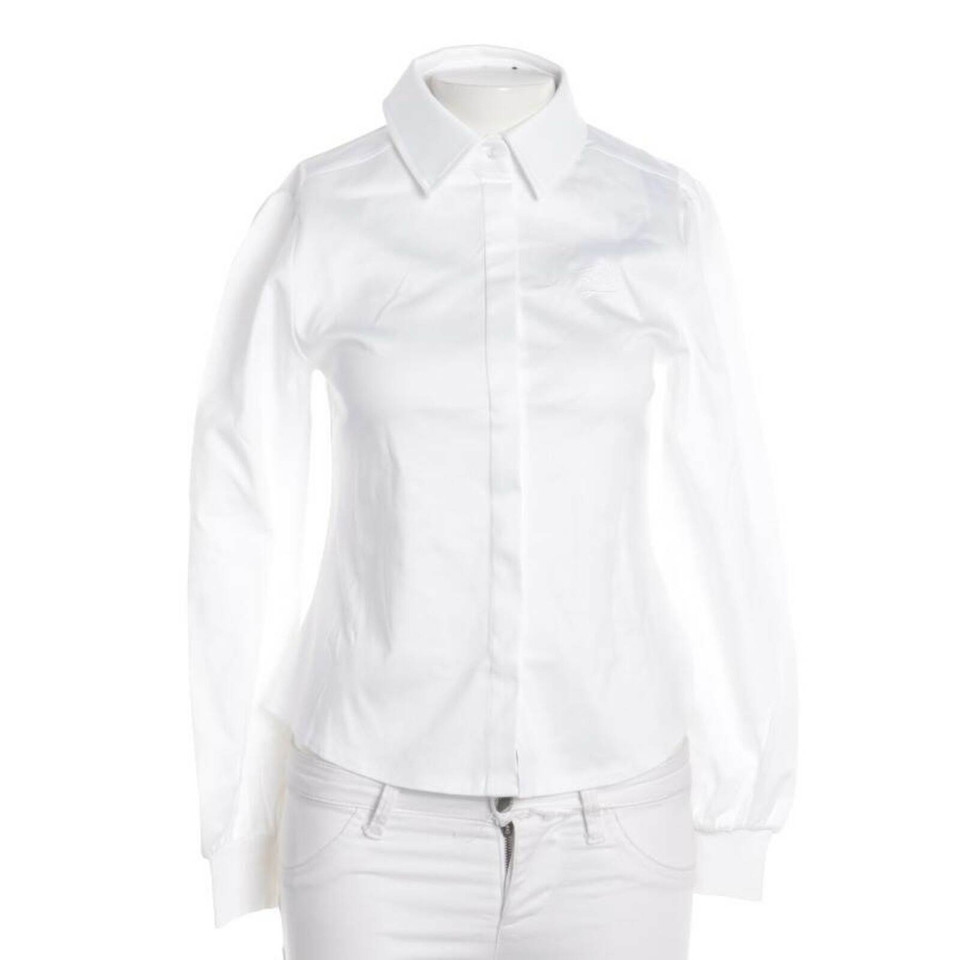 Karl Lagerfeld Top en Coton en Blanc