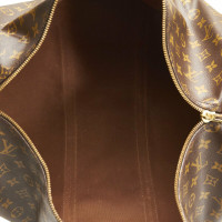 Louis Vuitton Keepall 50 Bandouliere aus Canvas in Braun