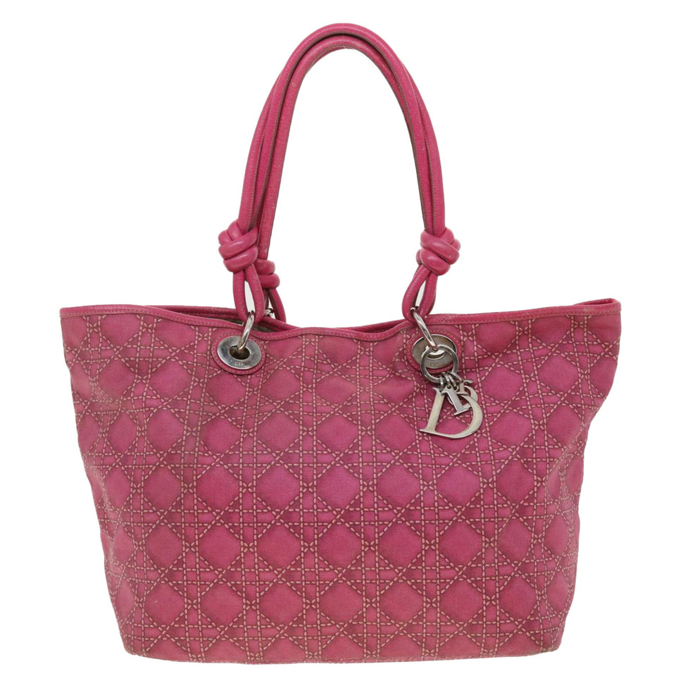 Dior Tote bag Canvas in Pink