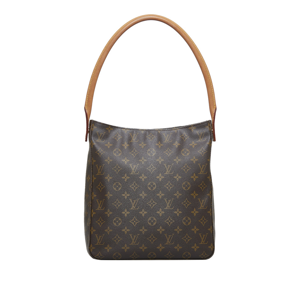 Louis Vuitton Looping in Tela in Marrone