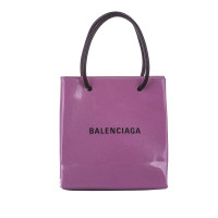 Balenciaga Sac à main en Cuir verni en Rose/pink