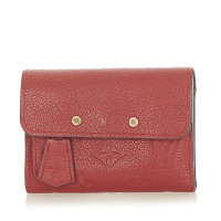 Louis Vuitton Täschchen/Portemonnaie aus Leder in Rot