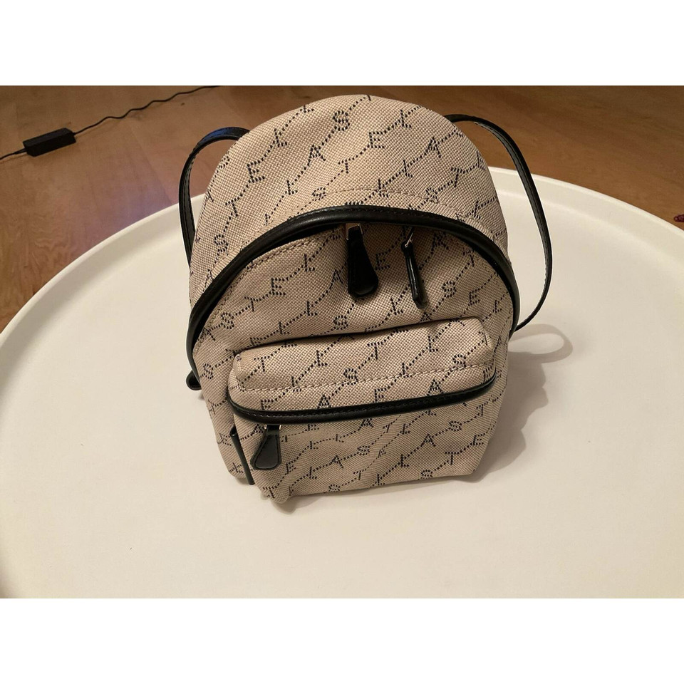 Stella McCartney Rucksack aus Canvas in Weiß