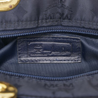 Mcm Handtasche aus Baumwolle in Blau