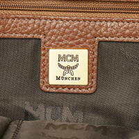 Mcm Handbag Suede in Beige