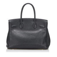 Hermès Birkin Bag 30 aus Leder in Schwarz