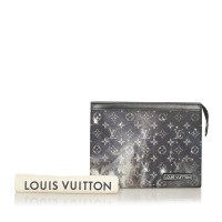 Louis Vuitton Clutch Canvas in Zwart