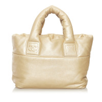 Chanel Sac fourre-tout en Cuir en Beige