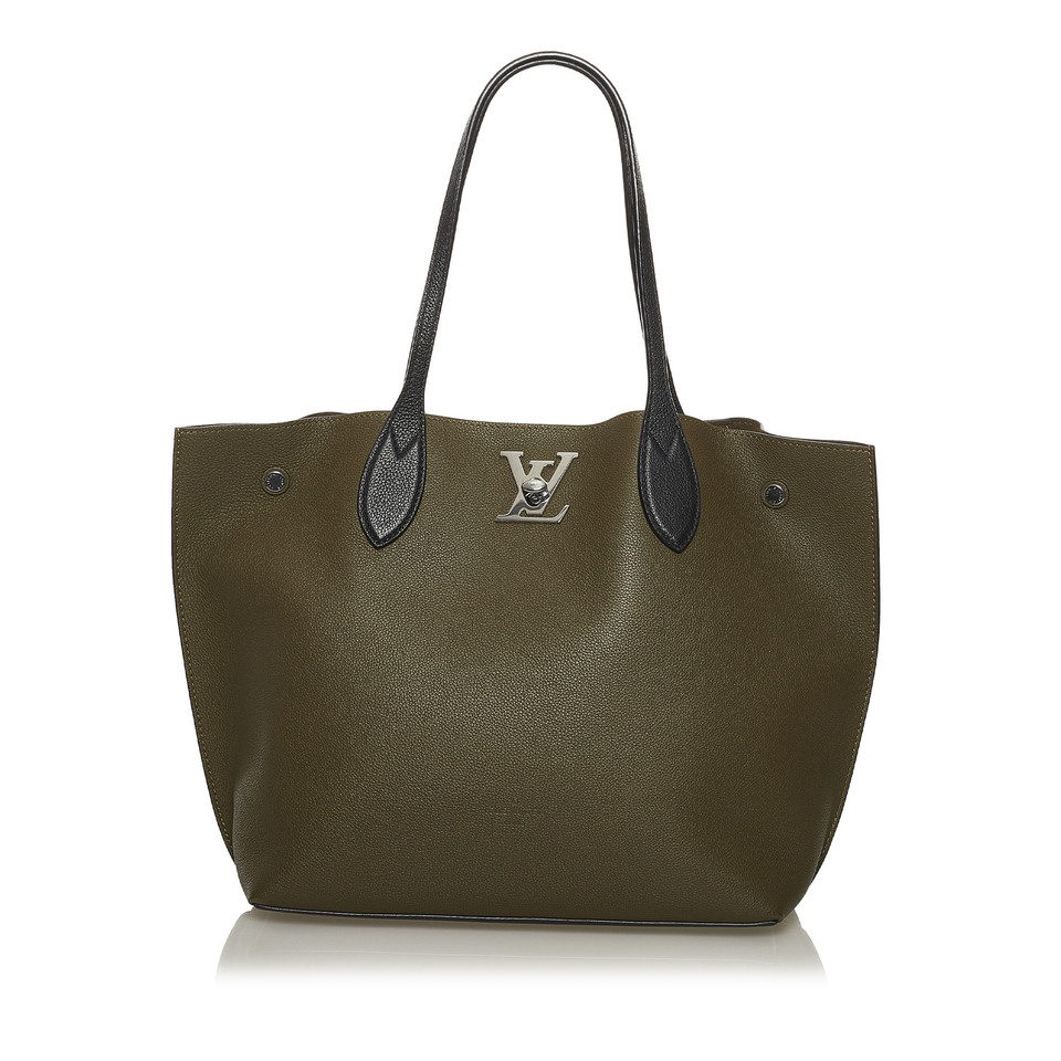 Louis Vuitton Tote Bag aus Leder in Grün