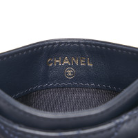 Chanel Accessoire en Cuir en Bleu