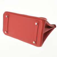 Hermès Birkin Bag 25 Leather in Red