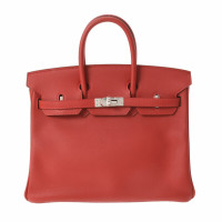 Hermès Birkin Bag 25 en Cuir en Rouge