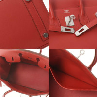Hermès Birkin Bag 25 Leather in Red