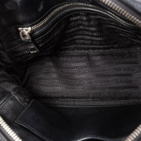 Prada Diagramme Leather in Black