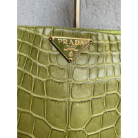 Prada Shoulder bag Leather in Green