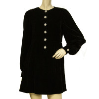 Saint Laurent Kleid aus Viskose in Schwarz