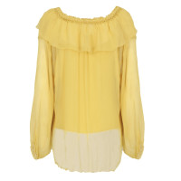 See By Chloé Top Silk in Yellow