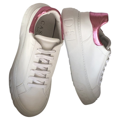 Casadei Sneaker in Pelle in Bianco