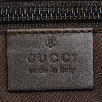 Gucci Sac à bandoulière en Coton en Marron
