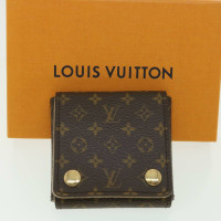 Louis Vuitton Portefeuille Anouchka aus Canvas in Braun