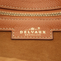 Delvaux Handtasche aus Leder in Braun