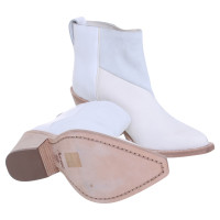 Acne Ankle boots in cream 