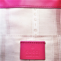 Gucci Shoulder bag Leather in Fuchsia
