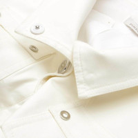 Pinko Giacca/Cappotto in Cotone in Bianco