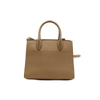 Prada Bibliotheque Tote Bag Normal in Pelle in Beige