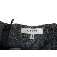 Ganni Dress Cotton in Blue