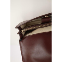 Pinko Shoulder bag Leather in Bordeaux