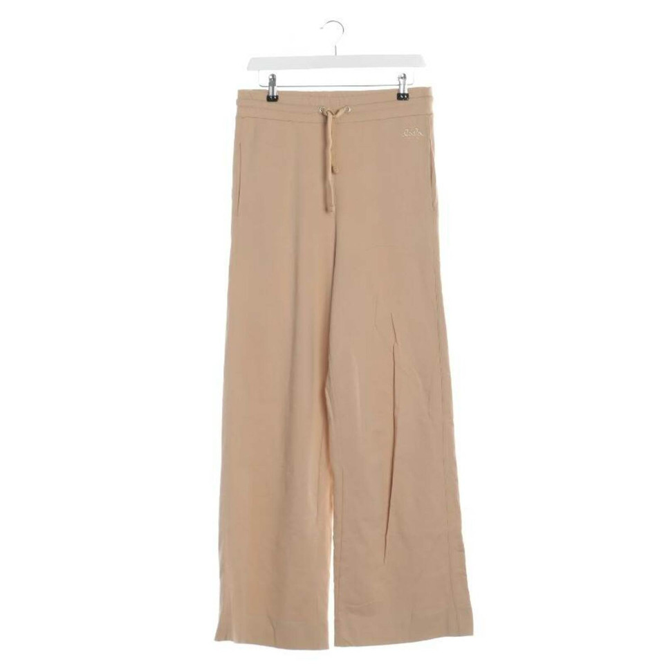 Lala Berlin Trousers Cotton in Brown
