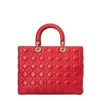 Dior Lady Dior Leather in Red