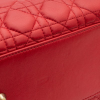 Dior Lady Dior Leather in Red