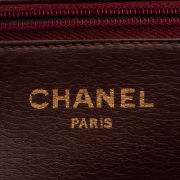 Chanel Flap Bag en Cuir en Bordeaux