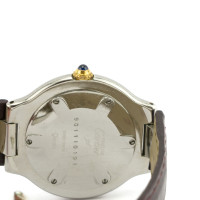 Cartier Armbanduhr aus Stahl in Creme
