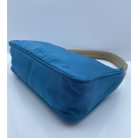 Prada Handbag Canvas in Turquoise