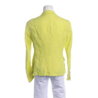 Strenesse Jacke/Mantel aus Leinen in Gelb